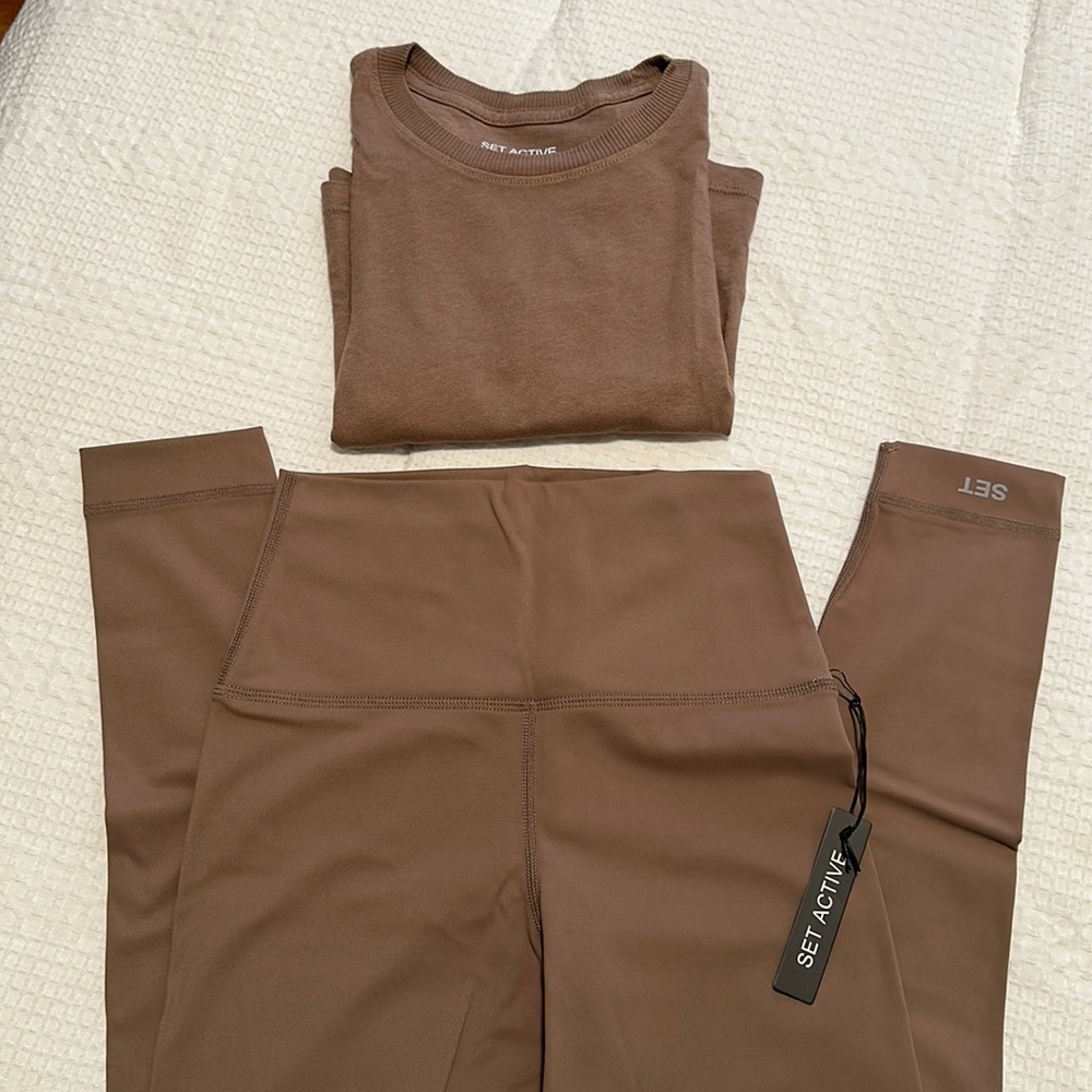 SET active sportbody leggings and top set. Items brand new!